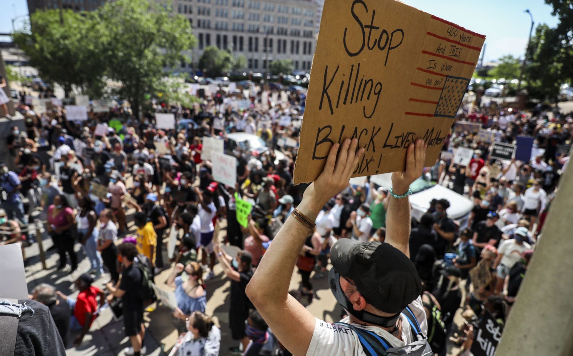 Marchers wind through Downtown St. Louis